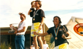 photo: rick duncan, 1988 world hang gliding champion
